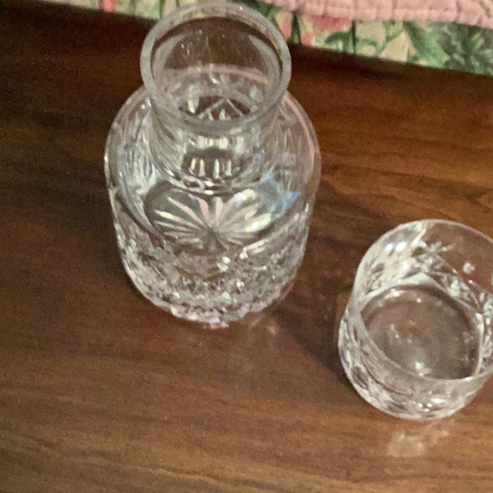 COPY - Waterford Crystal Bedside Carafe & Tumbler